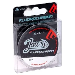 Hit cenowy Żyłka przyponowa Mikado Fluorocarbon Jaws 50m, transparentny