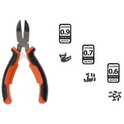 Szczypce do zaciskania + tulejki Mikado Crimp Tool Set Tani