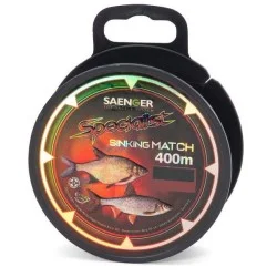 Żyłka Saenger Specialist Sinking Match 400m, Red Brown Burgundy Łatwy zwrot