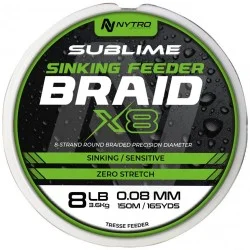 Plecionka Nytro Sublime X8 Sinking Feeder Braid 150m, Brown Tylko do końca tygodnia