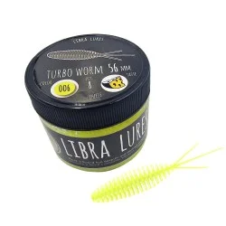Przynęta gumowa Libra Lures Turbo Worm, 006 Hot Yellow Niska cena