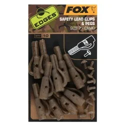 Wyprzedaż Klips Fox Edges Camo Slik Lead Clips & Pegs, rozm.7 (10szt.)