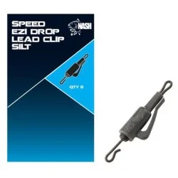 Ograniczona ilość Klips Nash Speed Ezi Drop Lead Clip - Silt (8szt.)