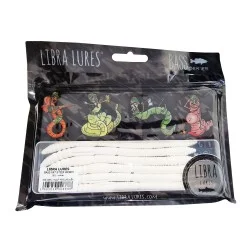 Przynęta gumowa Libra Lures Bass Fat Stick Worm 12,8cm, 001 White (8szt.) Cena promocyjna
