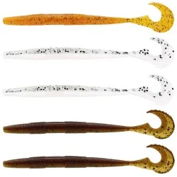 Zestaw przynęt gumowych Westin Swimming Worm Clear Water Mix 7 13cm/5g (5szt.) Nowy