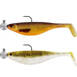 Zestaw przynęt gumowych Westin ShadTeez Rigged'N Ready rozm.4/0, 9cm/7g - Clear Water Mix 1 Hit cenowy